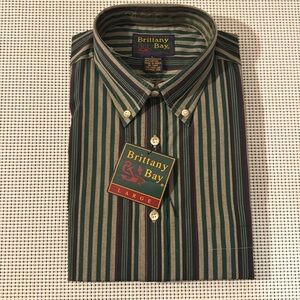 Beautiful mens long sleeve button down Brittany Bay shirt